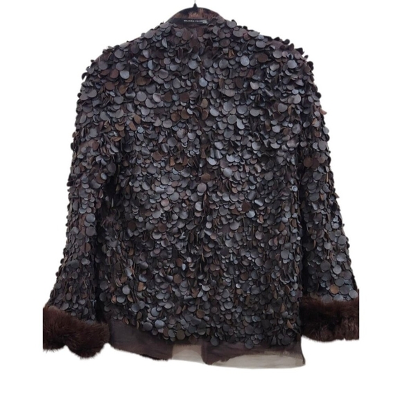 MAURIZIO PECORARO MILANG Reversible jacket made of natural rabbit fur  S… - Picture 8 of 16